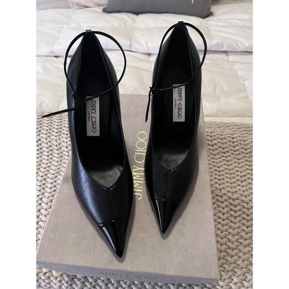 SOLD!!! Jimmy Choo
Cierra Pump 100 - Black Luxe Nappa Leather - Picture 4 of 8
